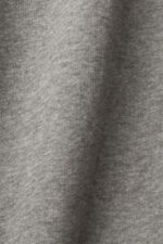 Men Esprit Medium Grey Melange hoodie with small logo print Sweatshirts & Hoodies XF4444826 - Image 4