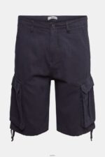 Men Esprit Navy Cargo shorts made of sustainable cotton Shorts XF4444846 - Image 5