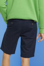 Men Esprit Navy Chino-style shorts Shorts XF4444751 - Image 3
