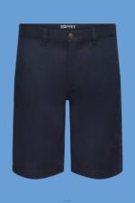 Men Esprit Navy Chino-style shorts Shorts XF4444751 - Image 5