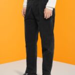 Men Esprit Navy Wide fit corduroy trousers Trousers & Pants XF4444333