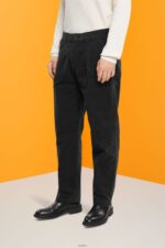 Men Esprit Navy Wide fit corduroy trousers Trousers & Pants XF4444333