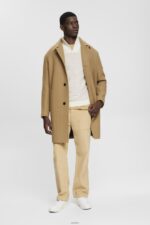Men Esprit Off White Half-zip knit jumper with colourful stripes Sweaters XF4444727 - Image 2