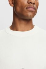 Men Esprit Off White Knit jumper Sweaters XF4444839 - Image 3