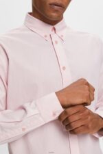 Men Esprit Old Pink Cotton Poplin Shirt Shirts XF4444577 - Image 3