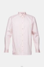 Men Esprit Old Pink Cotton Poplin Shirt Shirts XF4444577 - Image 5