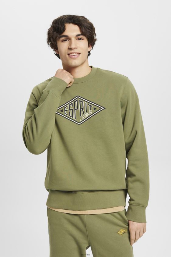 men_esprit_olive_logo_print_sweatshirt_sweatshirts_hoodies_xf4444656.jpg Men Esprit Olive Logo print sweatshirt Sweatshirts & Hoodies XF4444656 - Image 1