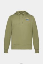Men Esprit Olive Sweatshirt with logo print Sweatshirts & Hoodies XF4444649 - Image 5