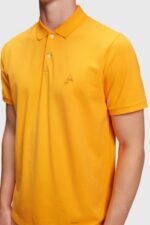Men Esprit Orange Dolphin Tennis Club Classic Polo Polos XF4444892 - Image 2