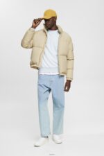 Men Esprit Pastel Blue Logo print sweatshirt Sweatshirts & Hoodies XF4444678 - Image 2