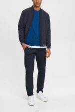 Men Esprit Petrol Blue Knitted wool sweater Sweaters XF4444905 - Image 2