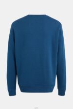 Men Esprit Petrol Blue Logo print sweatshirt Sweatshirts & Hoodies XF4444869 - Image 5
