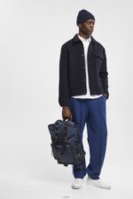 Men Esprit Petrol Blue Ripstop backpack Accessories XF4444762 - Image 5