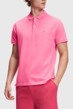 Men Esprit Pink Dolphin Tennis Club Classic Polo Polos XF4444897