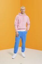 Men Esprit Pink Hoodie with logo chest print Sweatshirts & Hoodies XF4444642 - Image 2