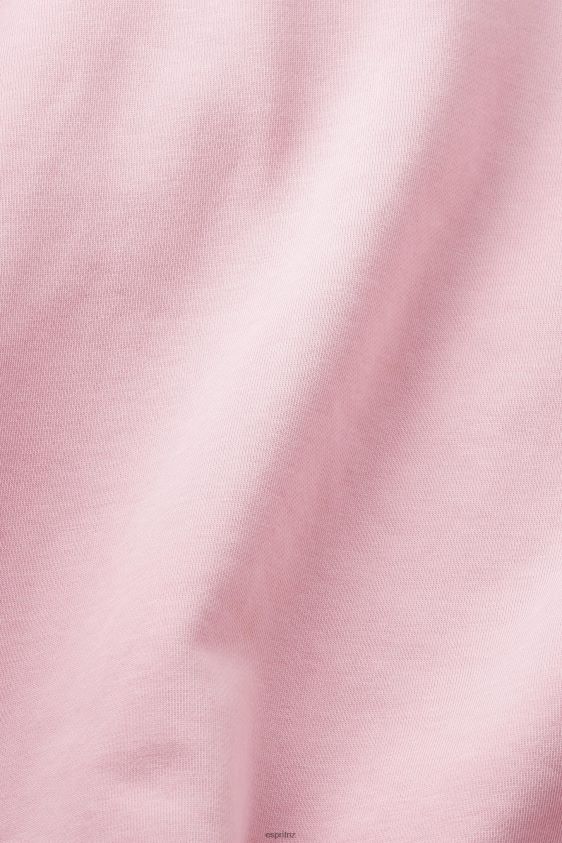 Men Esprit Pink Hoodie with logo chest print Sweatshirts & Hoodies XF4444642 - Image 4