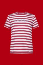 Men Esprit Pink Sustainable cotton striped T-shirt T-Shirts XF4444744 - Image 5
