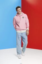 Men Esprit Pink Sweatshirt with logo print Sweatshirts & Hoodies XF4444652 - Image 2