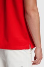 Men Esprit Red Dolphin Tennis Club Classic Polo Polos XF4444896 - Image 3