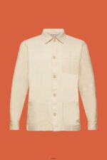 Men Esprit Sand Shirts Woven Shirts XF4444622 - Image 5