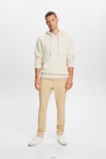Men Esprit Sand Slim Leg Chino Pants Trousers & Pants XF4444592 - Image 2