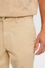Men Esprit Sand Slim Leg Chino Pants Trousers & Pants XF4444592 - Image 3