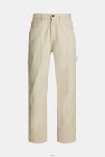 Men Esprit Sand Straight fit carpenter chinos Trousers & Pants XF4444782 - Image 4