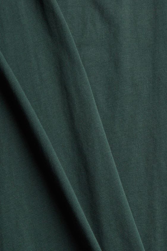 Men Esprit Teal Blue Jersey logo T-shirt, 100% cotton T-Shirts XF4444734 - Image 4