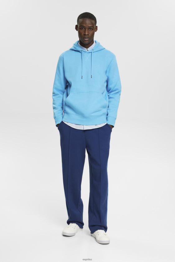 Men Esprit Turquoise Hooded sweatshirt made of recycled material Sweatshirts & Hoodies XF4444682 - Image 2