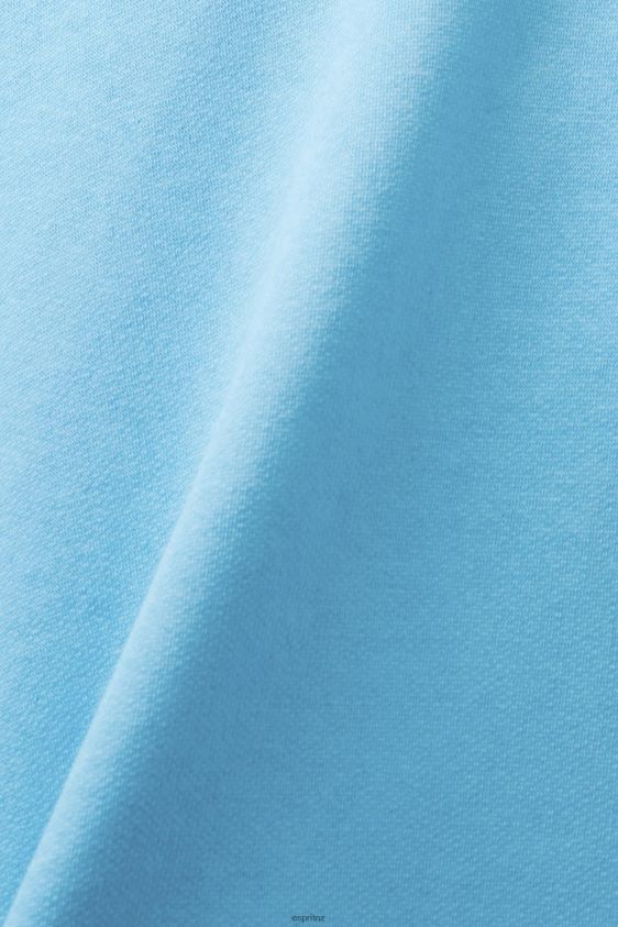 Men Esprit Turquoise Hooded sweatshirt made of recycled material Sweatshirts & Hoodies XF4444682 - Image 4