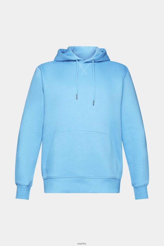 Men Esprit Turquoise Hooded sweatshirt made of recycled material Sweatshirts & Hoodies XF4444682 - Image 5