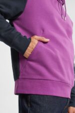 Men Esprit Violet Two-tone hoodie Sweatshirts & Hoodies XF4444938 - Image 3