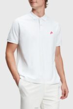 Men Esprit White Dolphin Tennis Club Classic Polo Polos XF4444893