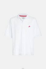 Men Esprit White Dolphin Tennis Club Relaxed Polo Polos XF4444877 - Image 4