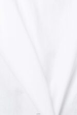 Men Esprit White Jersey T-shirt with an embroidered logo T-Shirts XF4444915 - Image 4