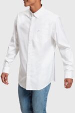 Men Esprit White Regular fit oxford shirt Shirts XF4444799 - Image 2