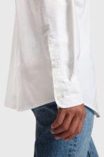 Men Esprit White Regular fit oxford shirt Shirts XF4444799 - Image 5