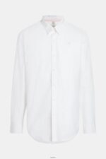 Men Esprit White Slim fit dolphin badge poplin shirt Shirts XF4444802 - Image 6