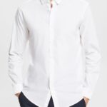 Men Esprit White Slim fit shirt Shirts XF4444914