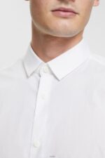 Men Esprit White Slim fit shirt Shirts XF4444914 - Image 3