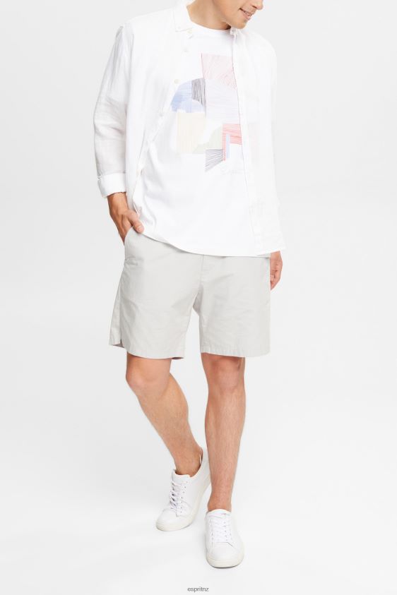 Men Esprit White Sustainable cotton illustration t-shirt T-Shirts XF4444939 - Image 2