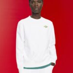 Men Esprit White Sweatshirt with logo print on the back Sweatshirts & Hoodies XF4444644