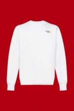 Men Esprit White Sweatshirt with logo print on the back Sweatshirts & Hoodies XF4444644 - Image 5