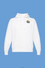 Men Esprit White Sweatshirt with logo print Sweatshirts & Hoodies XF4444648 - Image 5
