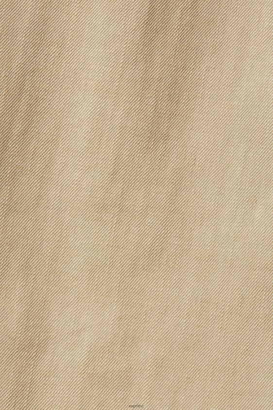 Men Esprit White Wide leg, sustainable cotton trousers Trousers & Pants XF4444330 - Image 4