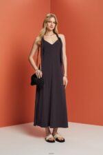 Women Esprit Anthracite Dresses Knitted Dresses XF4444132 - Image 2
