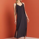 Women Esprit Anthracite Dresses Knitted Dresses XF4444132