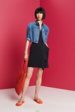 Women Esprit Anthracite V-necked midi dress Dresses XF444473 - Image 2