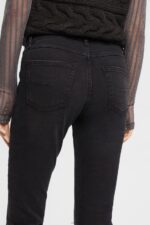 Women Esprit Black Dark Wash Straight leg jeans Denim XF4444438 - Image 3