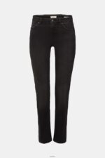 Women Esprit Black Dark Wash Straight leg jeans Denim XF4444438 - Image 5